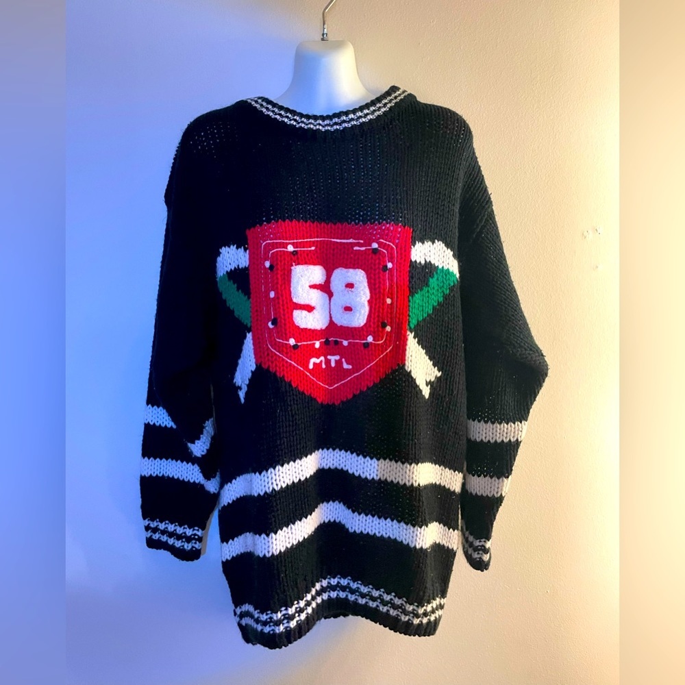 Vintage KAOS knit sweater